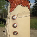 Wild Roses Carving, Pocket, Laced Conchos & Spots